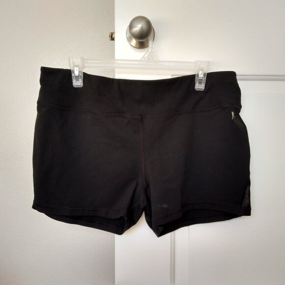 Danskin Women's Black Fitted Active Shorts Size XL - Picture 1 of 8